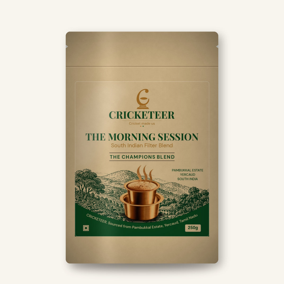 The Morning Session — Pambukkal Filter Coffee, front